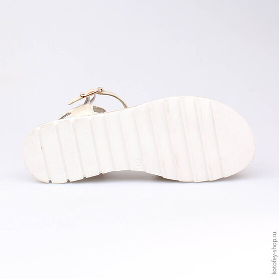 623012-21 Босоножки для девочки золотой фото №3