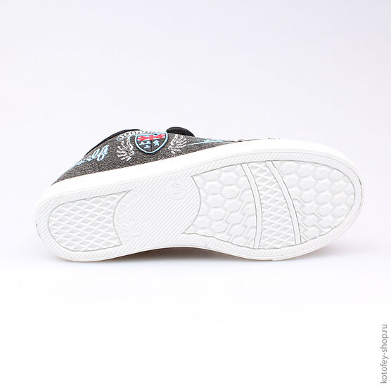 631041-13 Кеды для мальчики черный фото №3