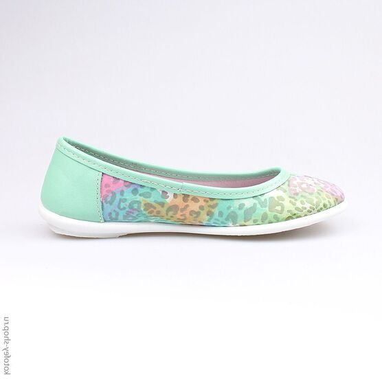 632225-21 Туфли для девочки зел-цве фото №2