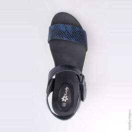 722009-22 Босоножки для девочки светло-синий фото №4