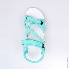 724005-12 Пляжная обувь для девочки бирюзовый фото №4