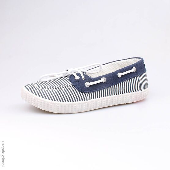 731007-11 Кеды для девочки син-бел