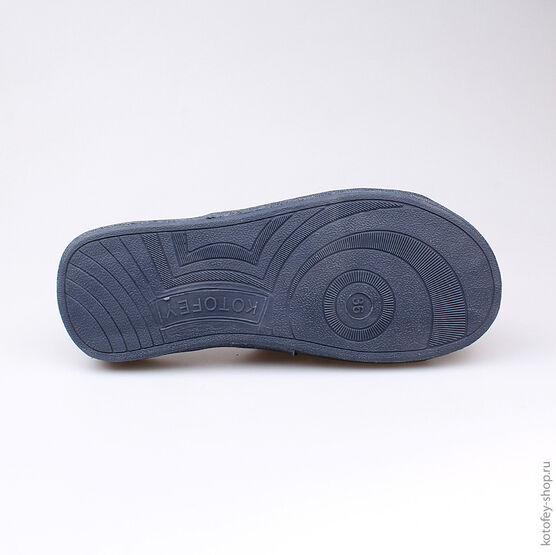 731012-11 Тапочки синие для мальчики светло-синий фото №3