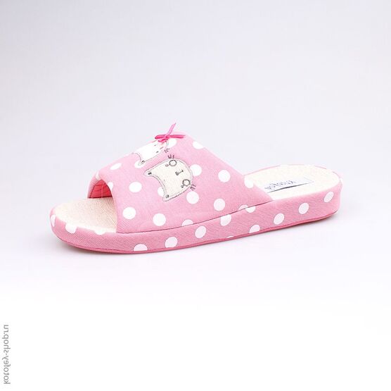731013-11 Тапочки розовые для девочки розовый