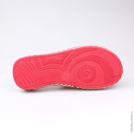 731014-11 Тапочки красные для девочки красный фото №3