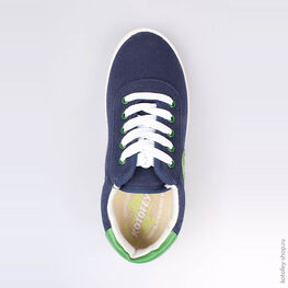 741043-11 Кеды для мальчики син-зел фото №4