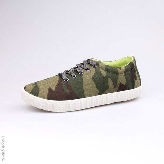 741045-11 Кеды для мальчики оливковый