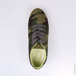 741045-11 Кеды для мальчики оливковый фото №4