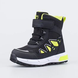 454880-42 Мембранные ботинки с LED и SoftShell для мальчики чер-сал