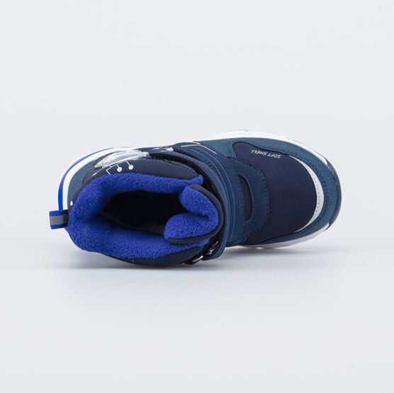 454883-41 Мембранные ботинки с LED и Softshell Космонавт для мальчики синий фото №4