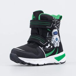 454883-42 Мембранные ботинки с SoftShell Космонавт для мальчики чер-зел