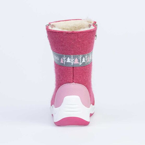 367126-43 Розовые валенки для девочки Елочка для девочки розовый фото №5