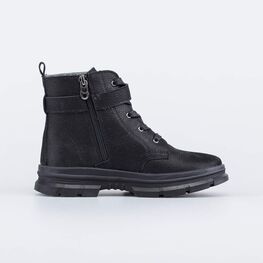 552297-31 Осенние ботинки для девочки для девочки черный фото №2