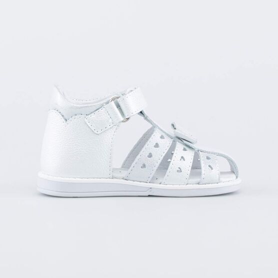 322178-21 Нарядные сандалии для девочки для девочки белый фото №2