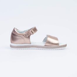 522149-24 Нарядные босоножки для девочки для девочки бронзовый фото №2