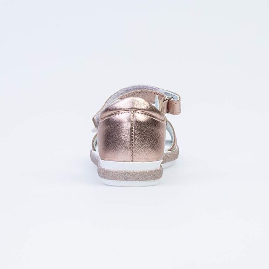 522149-24 Нарядные босоножки для девочки для девочки бронзовый фото №5