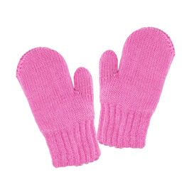 07821166-40 Варежки детские розовые для девочки разноцветный