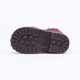 152287-32 Ботинки для девочки бордовый фото №3