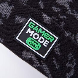 07711986-40 Комплект шапка+снуд черный для мальчики черный фото №4