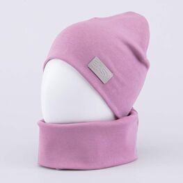 07804003-40 Комплект шапка+снуд сиреневый для девочки сиреневый фото №2