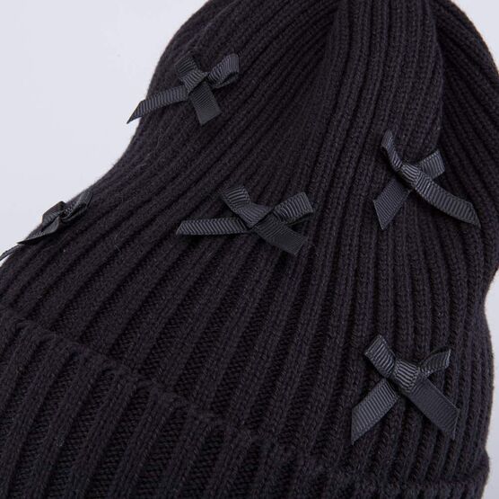 07811439-41 Комплект шапка+снуд черный для девочки черный фото №4