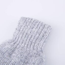 07721204-40 Варежки с пухом двухслойные серый для мальчики серый фото №2