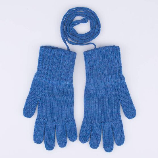 07721214-40 Перчатки детские двухслойные синий для мальчики синий