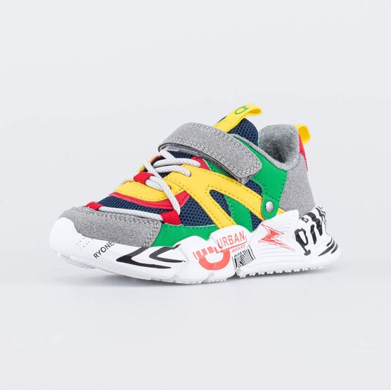 644361-71 Кроссовки для мальчики сер-син