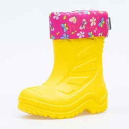 265001-11 Резиновые сапоги для девочки жел-фук