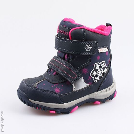 454976-45 Мембранные ботинки для девочки син-фук