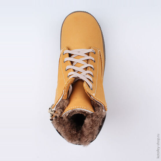 552133-51 Сапожки для мальчики желтый фото №4