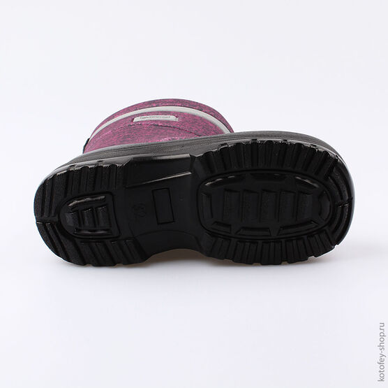 661903-41 Мембранные сапожки для девочки бордовый фото №3