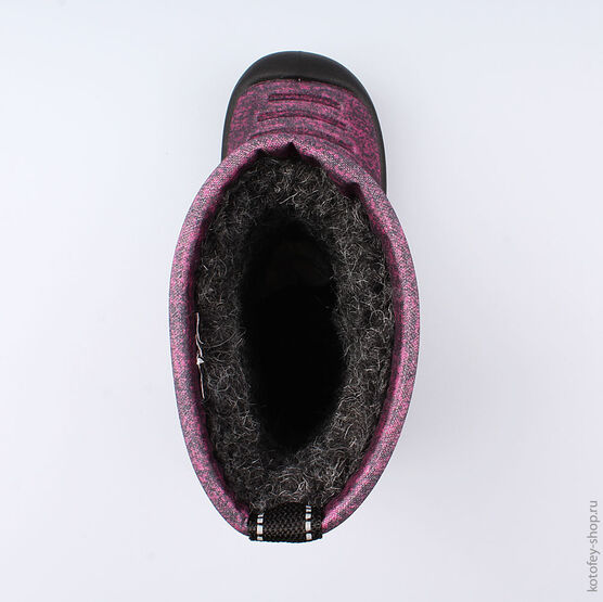 661903-41 Мембранные сапожки для девочки бордовый фото №4