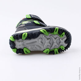 254960-41 Мембранные ботинки для мальчики син-зел фото №3