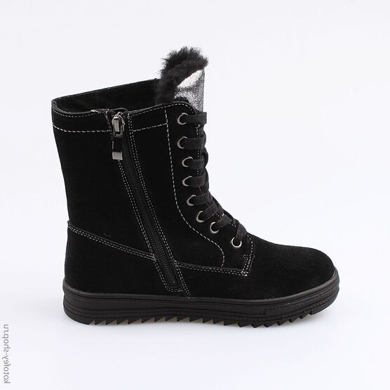 652120-41 Сапожки для девочки черный фото №2