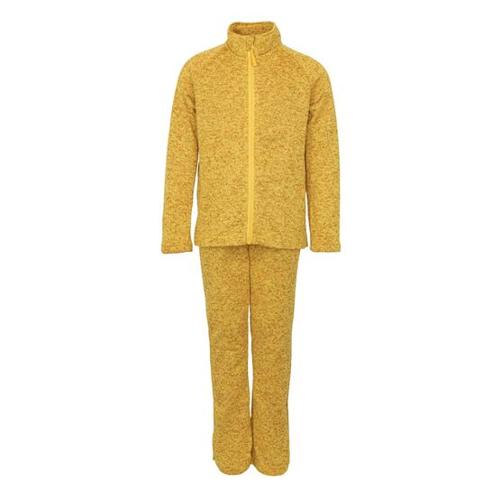 07757001-40 Флисовая кофта детская горчичный для универсальные горчичный фото №4