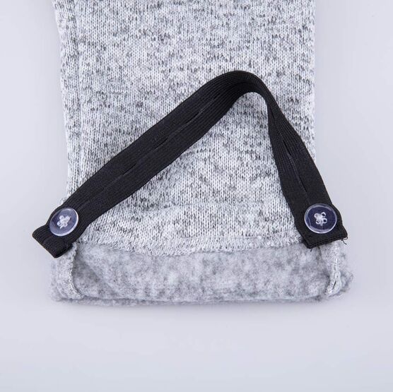 07759009-40 Флисовые брюки детские серый для универсальные серый фото №5