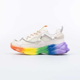 644341-11 Кроссовки для девочки беж-цве фото №2