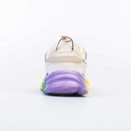 644341-11 Кроссовки для девочки беж-цве фото №5