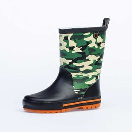 566176-11 Резиновые сапоги для мальчики чер-зел