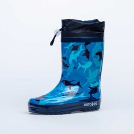 566158-11 Резиновые сапоги для мальчики светло-синий