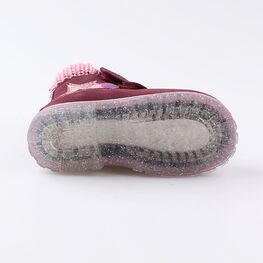 352190-35 Ботинки для девочки бордовый фото №3