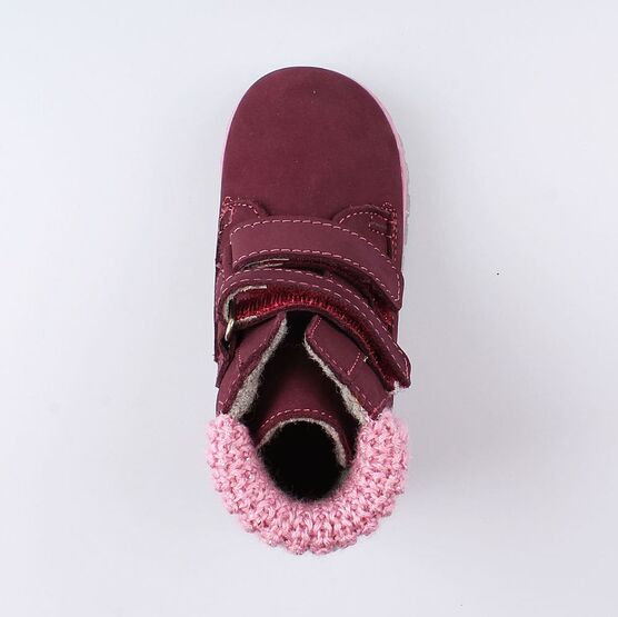 352190-35 Ботинки для девочки бордовый фото №4